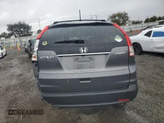 2012 Honda CR-V EX-L with VIN JHLRM4H77CC023270, listed as a Copart auction lot 47892455 with 0 mi miles and Salvage Title. Bid and sale history available at carsss.com. Image 6.
