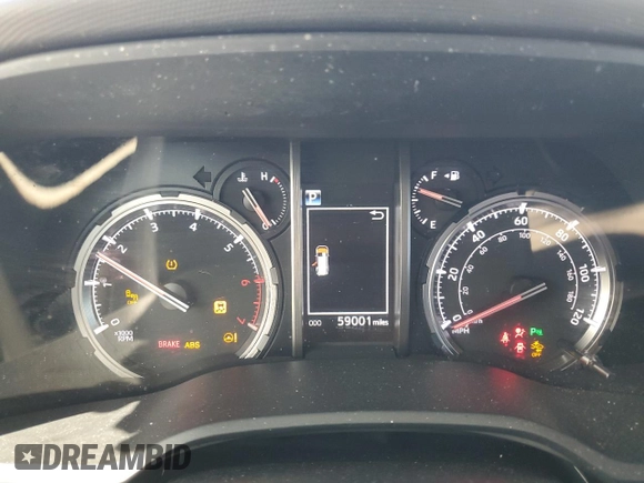 2023 Toyota 4Runner Limited with VIN JTEKU5JR5P6143438, listed as a Copart auction lot 54862025 with 59,001 mi miles and Salvage title. Bid and sale history available at DreamBid. Image 9.