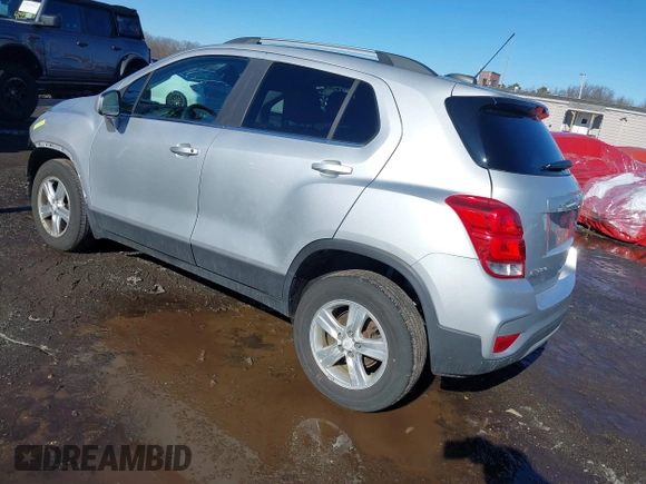 2017 Chevrolet Trax LT with VIN 3GNCJPSB6HL290168, listed as a IAAI auction lot 41586515 with 77,749 mi miles. Bid and sale history available at carsss.com. Image 3.