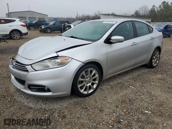 2013 Dodge Dart Limited with VIN 1C3CDFCH7DD251963, listed as a Copart auction lot 44121575 with 107,644 mi miles and Salvage Title. Bid and sale history available at carsss.com. Image 1.
