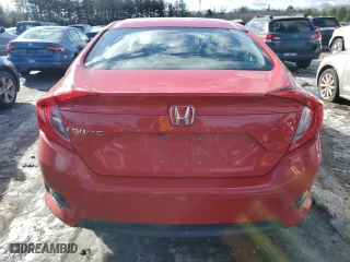 2017 Honda Civic Sedan LX with VIN 2HGFC2F50HH525309, listed as a Copart auction lot 45356645 with 0 mi miles and Salvage Title. Bid and sale history available at carsss.com. Image 6.