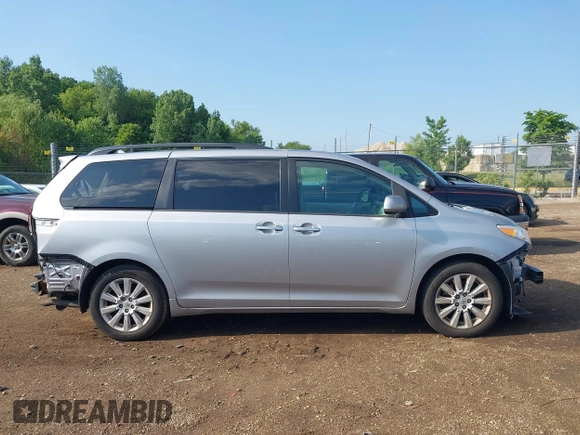2012 Toyota Sienna XLE with VIN 5TDDK3DC0CS045751, listed as a IAAI auction lot 42591445 with 196,791 mi miles and . Bid and sale history available at DreamBid. Image 14.