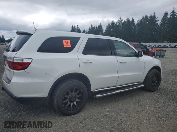 2013 Dodge Durango SXT with VIN 1C4RDJAG8DC668145, listed as a Copart auction lot 62749645 with 204,958 mi miles and Clean title. Bid and sale history available at DreamBid. Image 3.