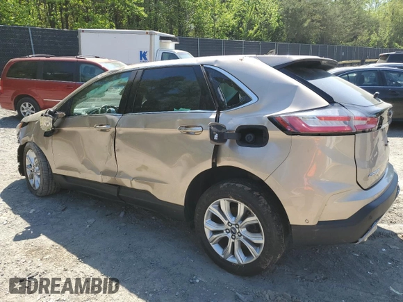 2020 Ford Edge Titanium with VIN 2FMPK3K90LBA24089, listed as a Copart auction lot 55048475 with 63,162 mi miles and Salvage title. Bid and sale history available at DreamBid. Image 2.
