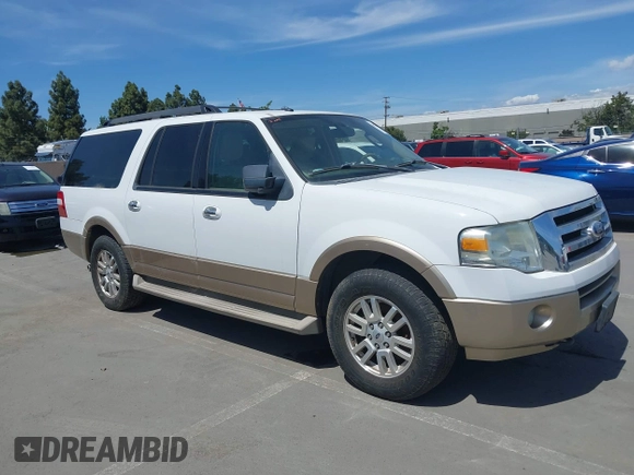 2011 Ford Expedition Max XLT with VIN 1FMJK1J54BEF41410, listed as a IAAI auction lot 42278182 with 123,721 mi miles and . Bid and sale history available at DreamBid. Image 1.