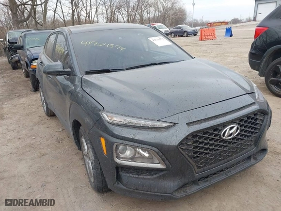 2020 Hyundai Kona SE with VIN KM8K1CAA5LU417461, listed as a IAAI auction lot 41724574 with 63,794 mi miles. Bid and sale history available at carsss.com. Image 1.