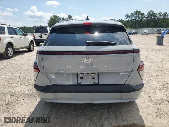 2024 Hyundai Kona SEL with VIN KM8HC3A60RU006431, listed as a Copart auction lot 67855244 with 2,384 mi miles and Salvage Title. Bid and sale history available at DreamBid. Image 6.