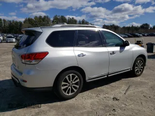 2014 Nissan Pathfinder S with VIN 5N1AR2MMXEC626529, listed as a Copart auction lot 47350415 with 139,696 mi miles and Clean title. Bid and sale history available at DreamBid. Image 3.