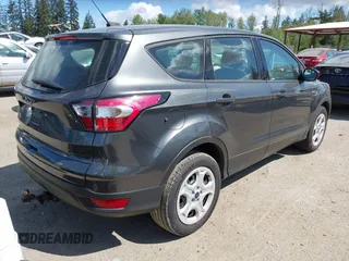 2017 Ford Escape S with VIN 1FMCU0F76HUC38828, listed as a IAAI auction lot 42100492 with 48,541 mi miles. Bid and sale history available at carsss.com. Image 4.