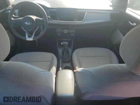 2020 Kia Rio LX with VIN 3KPA24AD6LE282471, listed as a Copart auction lot 77480084 with 59,218 mi miles and Salvage Title. Bid and sale history available at carsss.com. Image 8.