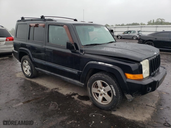 2006 Jeep Commander with VIN 1J8HH48K66C165608, listed as a Copart auction lot 72164774 with 155,656 mi miles and Salvage Title. Bid and sale history available at carsss.com. Image 4.