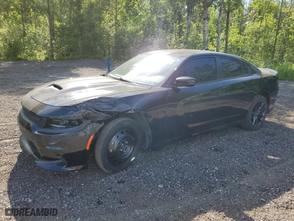 2022 Dodge Charger GT with VIN 2C3CDXMG8NH265158, listed as a Copart auction lot 61879324 with 41,829 mi miles and Salvage Title. Bid and sale history available at carsss.com. Image 1.