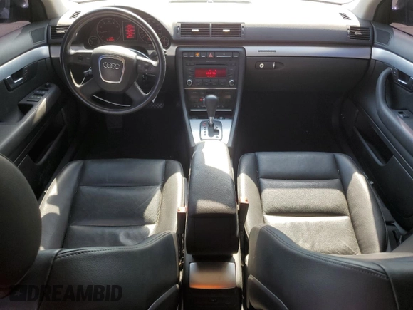2007 Audi A4 with VIN WAUKF98E57A152630, listed as a Copart auction lot 76927614 with 71,930 mi miles and Salvage title. Bid and sale history available at DreamBid. Image 8.
