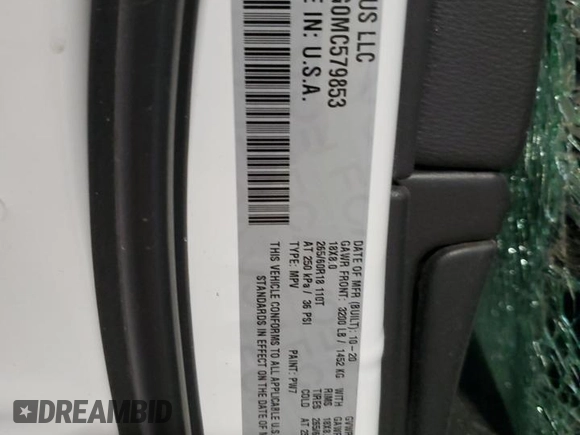 2021 Jeep Grand Cherokee Limited with VIN 1C4RJFBG0MC579853, listed as a Copart auction lot 54936915 with Not provided miles and Salvage title. Bid and sale history available at DreamBid. Image 13.