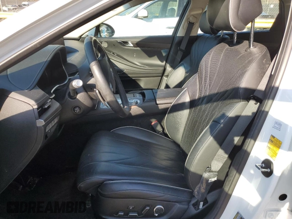 2021 Genesis G80 2.5T with VIN KMTGB4SC1MU078178, listed as a Copart auction lot 43626885 with Not Provided miles and Salvage Title. Bid and sale history available at DreamBid. Image 7.
