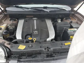 2005 Hyundai Santa Fe GLS with VIN KM8SC73EX5U001216, listed as a Copart auction lot 72630284 with 0 mi miles and Salvage Title. Bid and sale history available at carsss.com. Image 13.