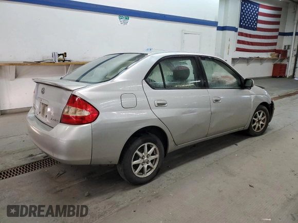 2001 Toyota Prius with VIN JT2BK12U910038295, listed as a Copart auction lot 74773784 with 0 mi miles and Salvage Title. Bid and sale history available at carsss.com. Image 3.