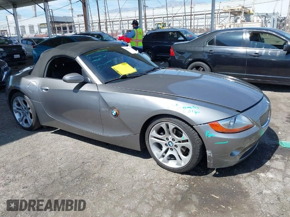 2003 BMW Z4 3.0i с VIN 4USBT53473LU00534, выставлен на аукционе IAAI как лот 41858369 с пробегом 80 612 миль миль и . История ставок и продаж доступна на DreamBid. Изображение 1.