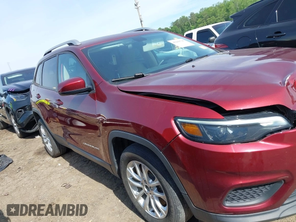 2020 Jeep Cherokee Latitude with VIN 1C4PJLCB8LD525301, listed as a IAAI auction lot 42209705 with 48,250 mi miles and . Bid and sale history available at DreamBid. Image 13.