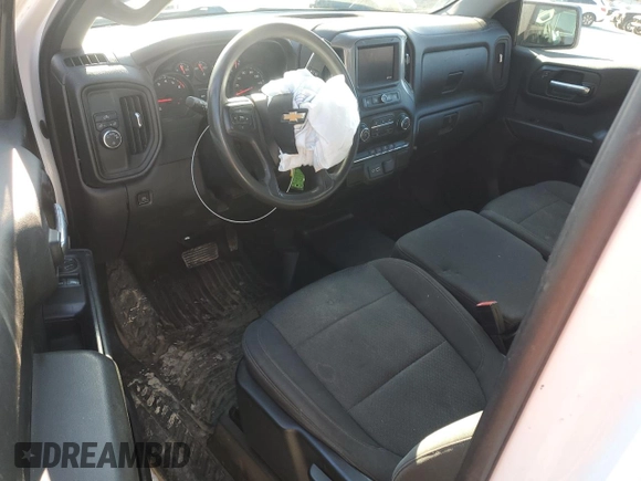 2021 Chevrolet Silverado 1500 Work Truck with VIN 3GCNWAEF7MG270058, listed as a Copart auction lot 89109935 with 65,155 mi miles and Salvage Title. Bid and sale history available at carsss.com. Image 8.