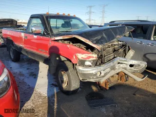 1996 Dodge Ram 1500 with VIN 1B7HF16Y7TS628392, listed as a Copart auction lot 88857665 with 288,260 mi miles and Salvage Title. Bid and sale history available at carsss.com. Image 4.
