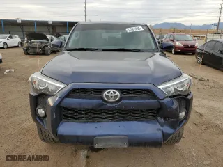 2017 Toyota 4Runner SR5 with VIN JTEBU5JR4H5413055, listed as a Copart auction lot 51081095 with 75,016 mi miles and Salvage Title. Bid and sale history available at carsss.com. Image 5.