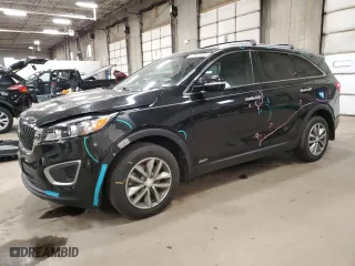 2016 Kia Sorento LX with VIN 5XYPGDA35GG088154, listed as a Copart auction lot 52587655 with 130,503 mi miles and Salvage Title. Bid and sale history available at carsss.com. Image 1.