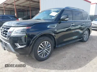 2022 Nissan Armada SL with VIN JN8AY2BAXN9390661, listed as a IAAI auction lot 41724683 with 48,968 mi miles. Bid and sale history available at carsss.com. Image 2.