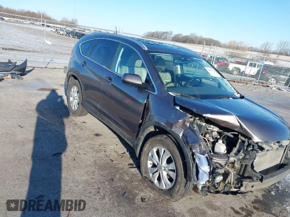 2014 Honda CR-V EX-L with VIN 5J6RM4H70EL081831, listed as a IAAI auction lot 41847534 with 96,000 mi miles. Bid and sale history available at carsss.com. Image 19.