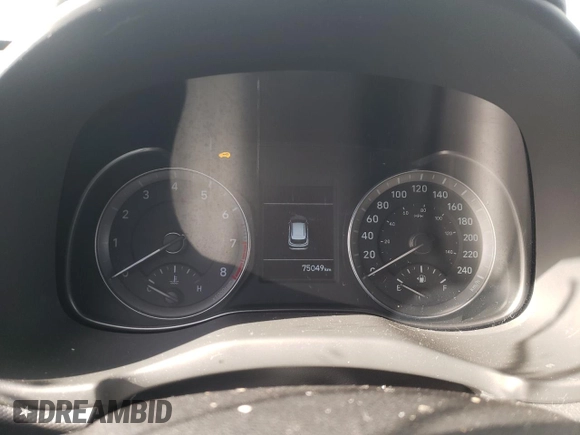 2019 Hyundai Kona SEL with VIN KM8K2CAA5KU307070, listed as a Copart auction lot 48346955 with 75,049 mi miles and Salvage Title. Bid and sale history available at DreamBid. Image 9.