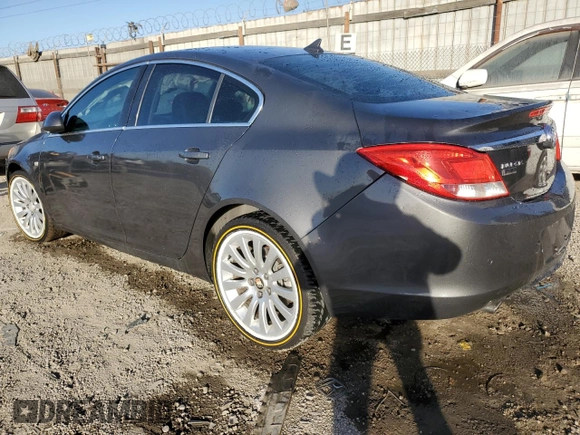 2011 Buick Regal CXL Turbo TO1 with VIN W04GV5EV5B1140439, listed as a Copart auction lot 41650095 with 135,491 mi miles and Salvage Title. Bid and sale history available at carsss.com. Image 2.