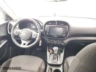 2021 Kia Soul EX with VIN KNDJ33AU4M7140354, listed as a Copart auction lot 87599095 with 96,471 mi miles and Salvage Title. Bid and sale history available at carsss.com. Image 8.
