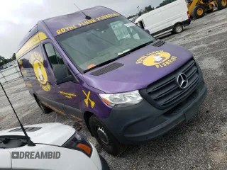 2021 Mercedes-Benz Sprinter Cargo with VIN W1Y4ECHY1MT067009, listed as a Copart auction lot 63750704 with 78,029 mi miles and Salvage Title. Bid and sale history available at carsss.com. Image 4.