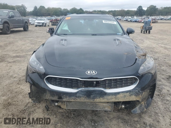 2018 Kia Stinger Premium with VIN KNAE25LA2J6017296, listed as a Copart auction lot 80624334 with 102,407 mi miles and Salvage Title. Bid and sale history available at DreamBid. Image 5.