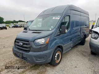 2020 Ford Transit Cargo z VIN 1FTBR3X83LKA55658, wystawiony jako Copart lot #85759994 z przebiegiem Nie podano mil oraz Czysty tytuł • Clean title. Historia ofert i sprzedaży dostępna na DreamBid. Obrazek 1.