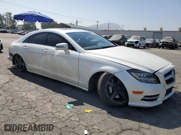2013 Mercedes-Benz CLS-Class CLS 550 with VIN WDDLJ9BB4DA080535, listed as a Copart auction lot 57893384 with 64,413 mi miles and Salvage Title. Bid and sale history available at carsss.com. Image 4.
