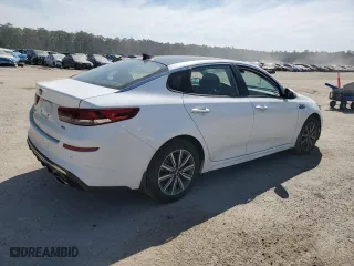 2019 Kia Optima EX with VIN 5XXGU4L17KG339919, listed as a Copart auction lot 45752545 with 73,853 mi miles and Salvage Title. Bid and sale history available at carsss.com. Image 3.