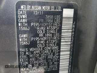 2012 Nissan Cube SL z VIN JN8AZ2KR2CT251403, wystawiony jako Copart lot #60617395 z przebiegiem 188 261 mil mil oraz Czysty tytuł • Clean title. Historia ofert i sprzedaży dostępna na DreamBid. Obrazek 13.