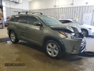 2018 Toyota Highlander Limited with VIN 5TDDZRFH8JS897561, listed as a Copart auction lot 47493225 with Not provided miles and Salvage title. Bid and sale history available at DreamBid. Image 4.