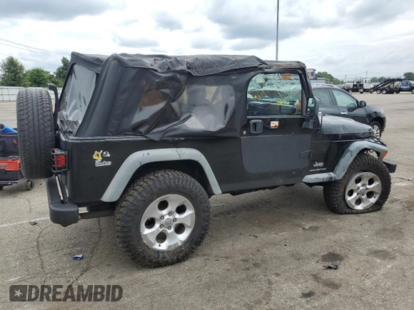 2005 Jeep Wrangler Unlimited with VIN 1J4FA44S75P358246, listed as a Copart auction lot 60958695 with 150,003 mi miles and Salvage title. Bid and sale history available at DreamBid. Image 3.