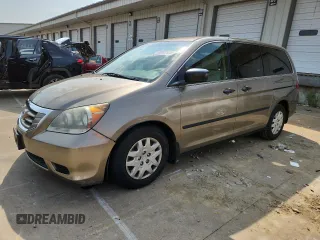 2008 Honda Odyssey LX z VIN 5FNRL38218B052952, wystawiony jako Copart lot #60907585 z przebiegiem 82 876 mil mil oraz Szkoda całkowita • Salvage title. Historia ofert i sprzedaży dostępna na DreamBid. Obrazek 1.