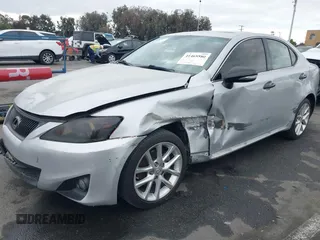 2012 Lexus IS 250 with VIN JTHCF5C22C5055027, listed as a IAAI auction lot 41465580 with 167,686 mi miles and . Bid and sale history available at DreamBid. Image 6.