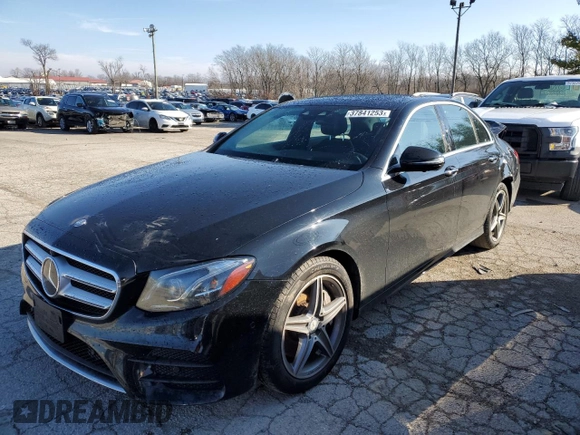 2017 Mercedes-Benz E-Class E 300 Luxury with VIN WDDZF4KB7HA023041, listed as a Copart auction lot 37841253 with 80,765 mi miles. Bid and sale history available at carsss.com. Image 1.