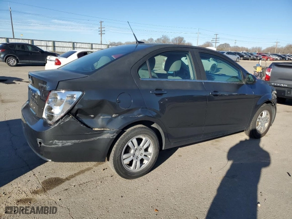 2014 Chevrolet Sonic LT with VIN 1G1JC5SG4E4159776, listed as a Copart auction lot 50043465 with 98,245 mi miles and Salvage Title. Bid and sale history available at carsss.com. Image 3.