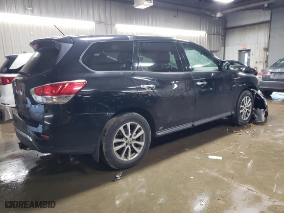 2014 Nissan Pathfinder S with VIN 5N1AR2MN9EC725500, listed as a Copart auction lot 79561404 with 144,876 mi miles and Salvage Title. Bid and sale history available at carsss.com. Image 3.