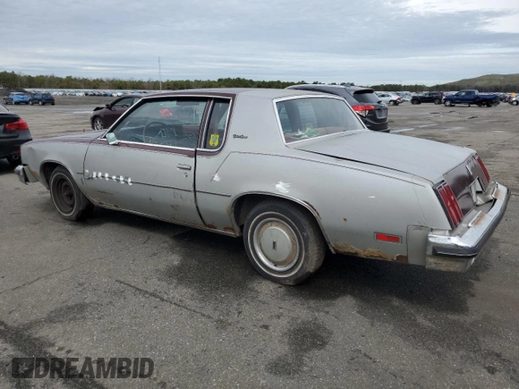 1979 Oldsmobile Cutlass with VIN 3R47F9G467428, listed as a Copart auction lot 51659205 with 95,803 mi miles and Clean Title. Bid and sale history available at DreamBid. Image 2.