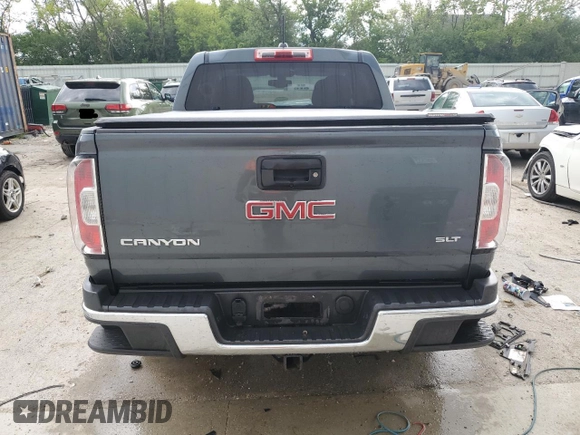 2015 GMC Canyon 4WD SLT z VIN 1GTG6CE38F1136669, wystawiony jako Copart lot #58400785 z przebiegiem 114 685 mil mil oraz Nie do naprawy • Non repairable. Historia ofert i sprzedaży dostępna na DreamBid. Obrazek 6.