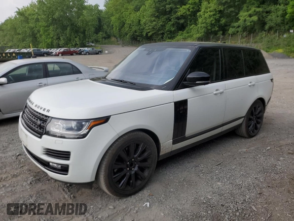 2017 Land Rover Range Rover с VIN SALGS2FE4HA361012, выставлен на аукционе Copart как лот 59709645 с пробегом 93 871 миль миль и Списание • Salvage title. История ставок и продаж доступна на DreamBid. Изображение 1.