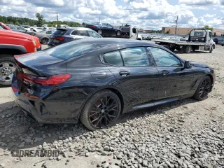2024 BMW 8 Series 840i with VIN WBAGV4C0XRCS05059, listed as a Copart auction lot 68124154 with 0 mi miles and Salvage Title. Bid and sale history available at carsss.com. Image 3.