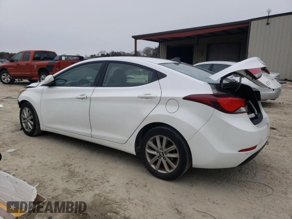 2016 Hyundai Elantra SE with VIN 5NPDH4AE8GH760928, listed as a Copart auction lot 46051995 with 110,323 mi miles and Salvage Title. Bid and sale history available at carsss.com. Image 2.